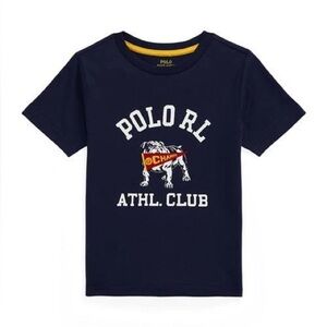 POLO Ralph Lauren Cotton Jersey Tee Navy NWT Size 2